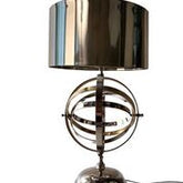 Aluminum Armillary Table Lamp, Home Accent, XoticBrands, XoticBrands Home Decor