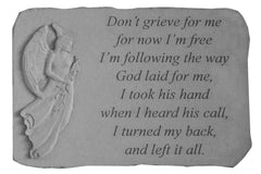 Don’t Grieve… Memorial Garden Stone Décor, Memorial & Inspirational, Kayberry, XoticBrands Home Decor
