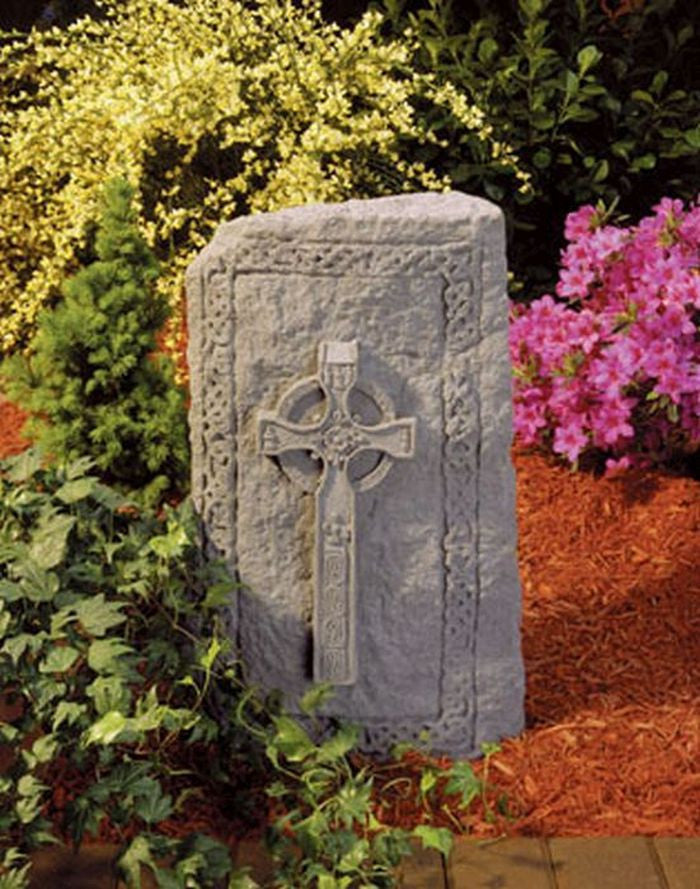 Celtic Cross Obelisk Memorial Garden Cross - XoticBrands Home Decor