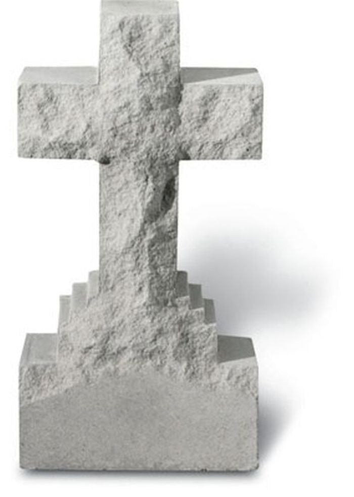 15In Cross On Base Memorial Garden Cross - XoticBrands Home Decor