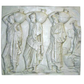Urn Carrier Frieze Wall Decor - XoticBrands Home Decor