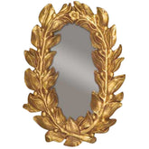 Laura Leaf Mirror Wall Decor - XoticBrands Home Decor