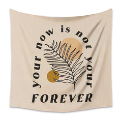 Inspirational Your Time Is Not Your Forever...Wall Tapestry Decor Hanging 51 x 24 Inches - XoticBrands Home Decor