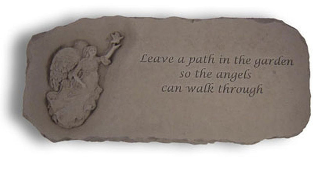Angel Bench W/ Leave A Path... Garden Bench - XoticBrands Home Decor