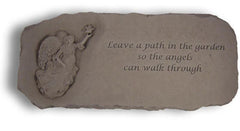 Angel Bench W/ Leave A Path... Garden Bench - XoticBrands Home Decor