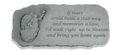 Angel Bench W/ If Tears Could... Garden Bench - XoticBrands Home Decor