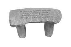 It Broke My Heart...Bench Garden Bench - XoticBrands Home Decor