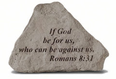 If God Be For Us... Memorial Garden Stone - XoticBrands Home Decor