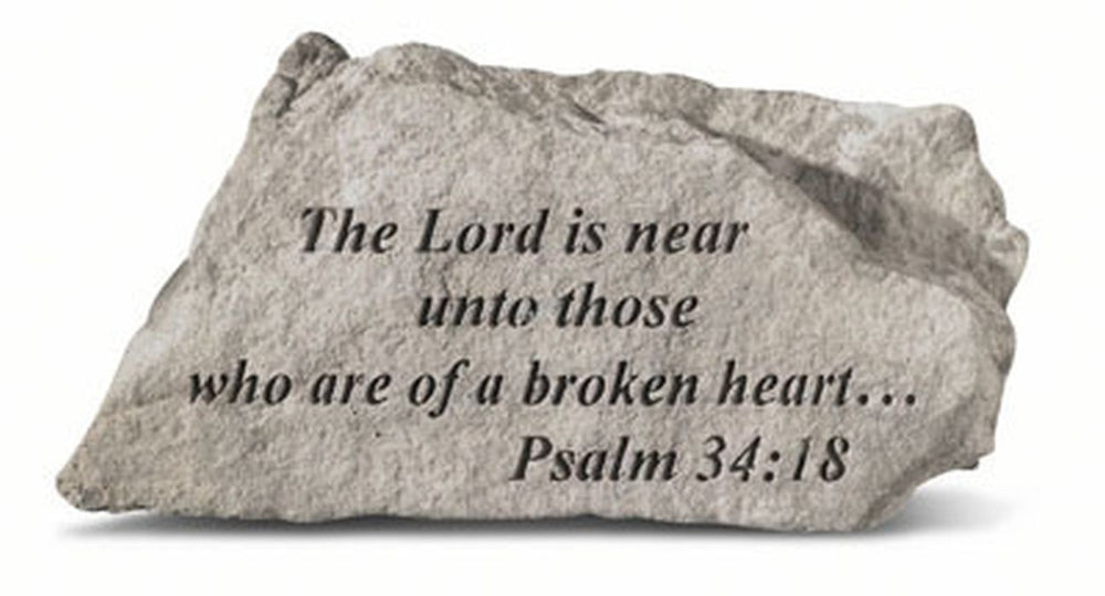 The Lord Is Near Unto Those... Memorial Garden Stone - XoticBrands Home Decor