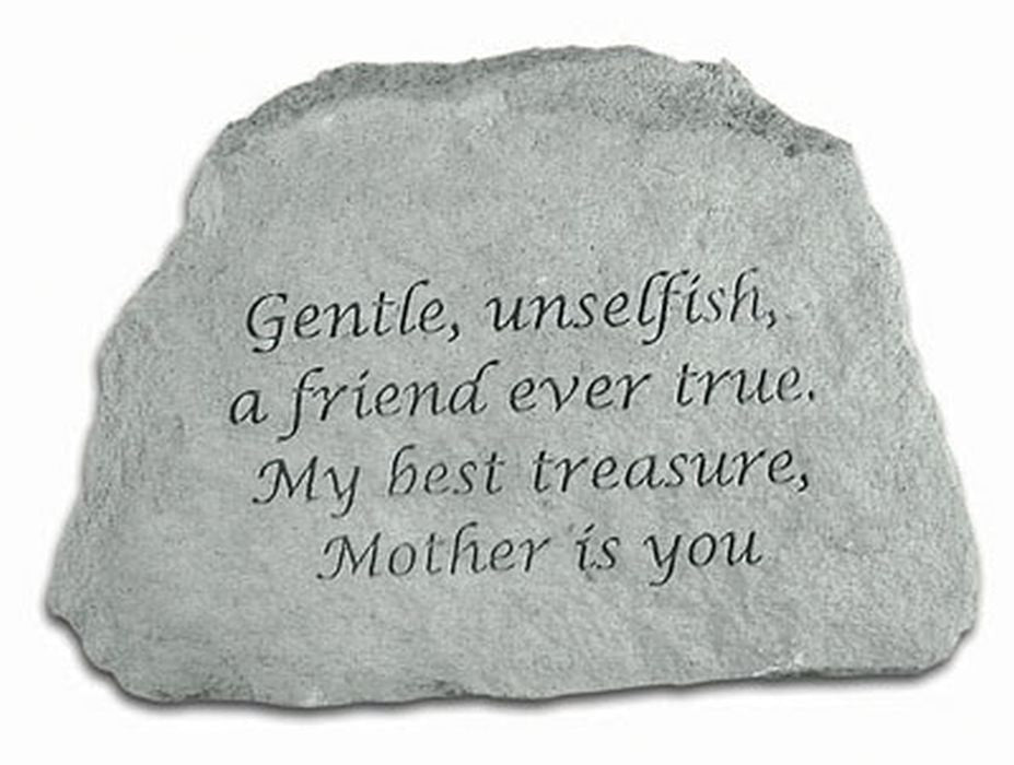 Gentle, Unselfish... Inspirational Garden Stone - XoticBrands Home Decor