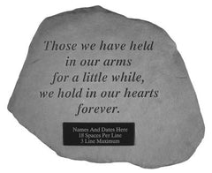 Those We Have Held...Personalized Memorial Pet Stone - XoticBrands Home Decor