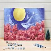 Underwater Colorful Paint by Numbers for Adults Kids DIY Canvas Painting Kits - Wall Art Decor - XoticBrands Home Decor