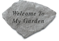Welcome To My Garden Memorial Garden Stone Décor, Memorial & Inspirational, Kayberry, XoticBrands Home Decor