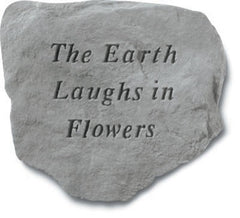 The Earth Laughs… Memorial Garden Stone Décor, Memorial & Inspirational, Kayberry, XoticBrands Home Decor