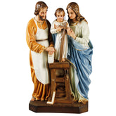 25" Realistic La Famiglia Santa Holy Family Religious Sculpture - XoticBrands Home Decor