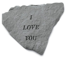 I Love You Memorial And Inspirational Stone - XoticBrands Home Decor