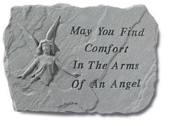 May You Find Comfort.... Memorial Garden Stone - XoticBrands Home Decor