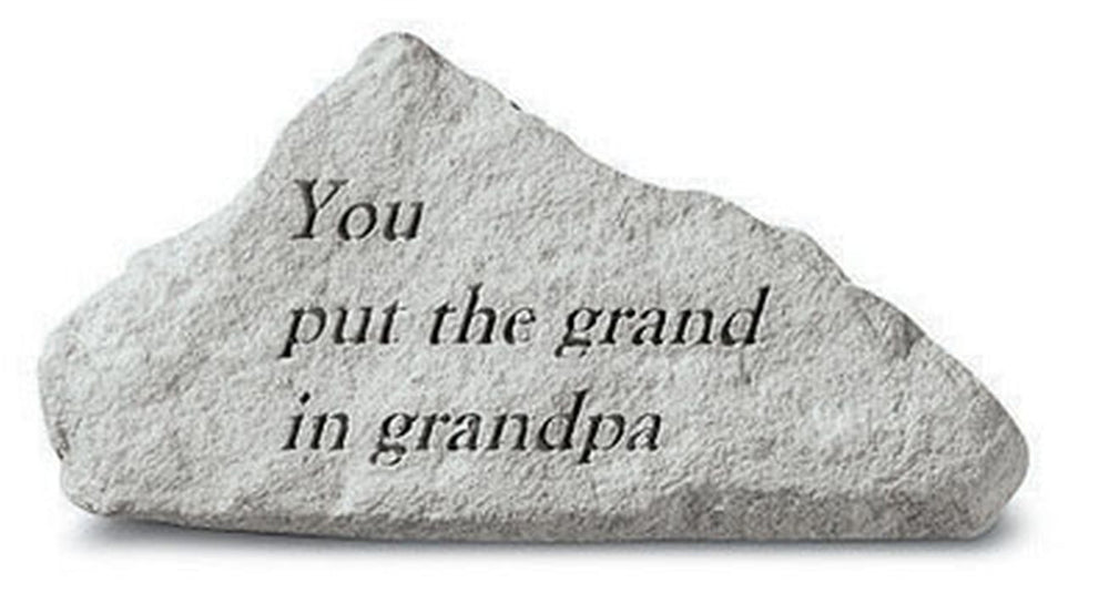 You Put The Grand Memorial Garden Stone - XoticBrands Home Decor