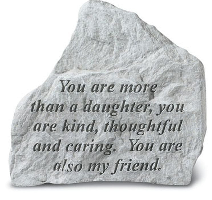 You Are More Than A Daughter Memorial Garden Stone - XoticBrands Home Decor