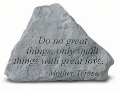 Do No Great Things Inspirational Garden Stone - XoticBrands Home Decor