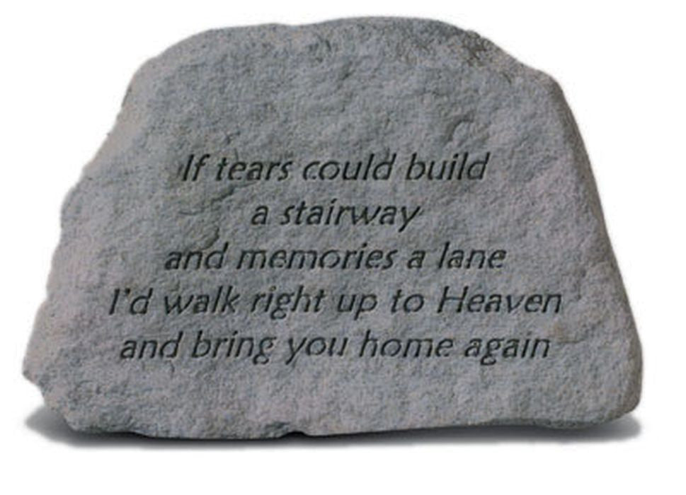 If Tears Could Build Memorial Pet Stone - XoticBrands Home Decor