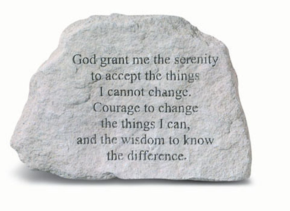 God Grant Me Memorial Garden Stone - XoticBrands Home Decor