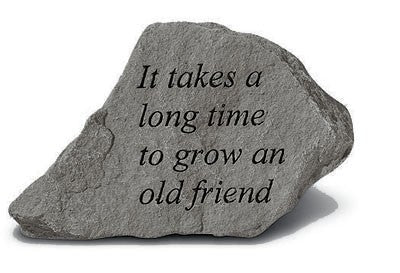 It Takes A Long Time To... Inspirational Garden Stone - XoticBrands Home Decor