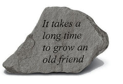 It Takes A Long Time To... Memorial Garden Stone - XoticBrands Home Decor