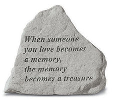 When Someone You Love Becomes Inspirational Garden Stone - XoticBrands Home Decor