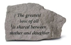 The Greatest Love Of All Is Shared... Inspirational Garden Stone - XoticBrands Home Decor