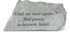 Until We Meet Again... Inspirational Garden Stone - XoticBrands Home Decor