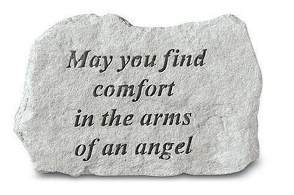 May You Find Comfort... Inspirational Garden Stone - XoticBrands Home Decor