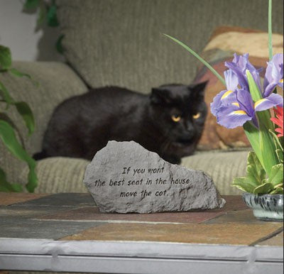 If You Want The Best Seat In The House... Inspirational Garden Stone - XoticBrands Home Decor