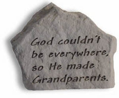 God Couldn'T Be Everywhere... Inspirational Garden Stone - XoticBrands Home Decor