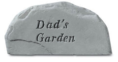 Dad'S Garden Memorial Garden Stone - XoticBrands Home Decor