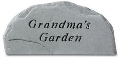 Grandma'S Garden Memorial Garden Stone - XoticBrands Home Decor