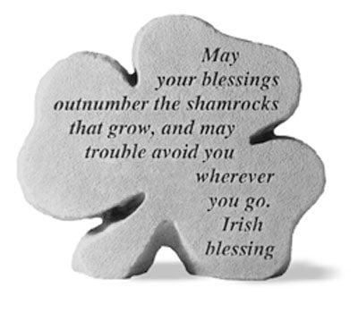 May your blessings… Memorial Garden Stone Décor, Memorial & Inspirational, Kayberry, XoticBrands Home Decor