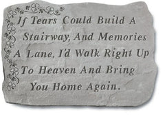 Shamrock - If Tears Could Build... Memorial Pet Stone - XoticBrands Home Decor