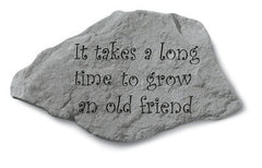 It takes a long time… Memorial Garden Stone Décor, Memorial & Inspirational, Kayberry, XoticBrands Home Decor
