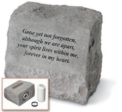Headstone - Gone Yet Not Forgotten... Memorial Pet Stone - XoticBrands Home Decor