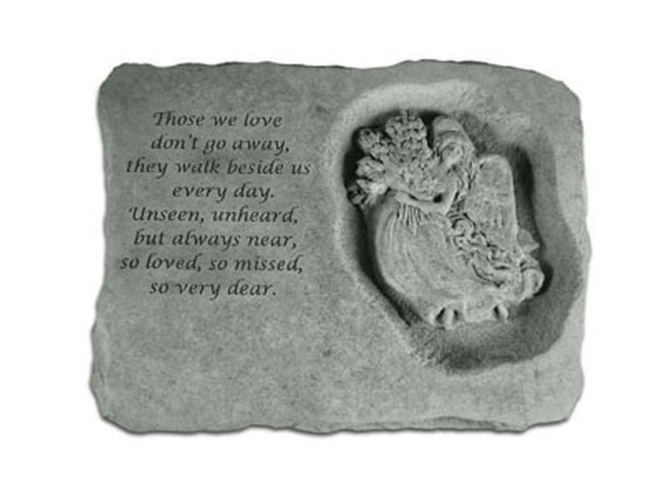 Those We Love Don'T Go Away W/ Angel... Memorial Garden Stone - XoticBrands Home Decor