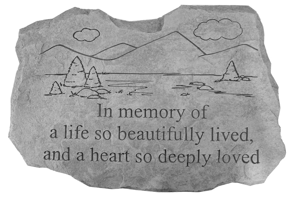 In Memory of… Memorial Garden Stone Décor, Memorial & Inspirational, Kayberry, XoticBrands Home Decor