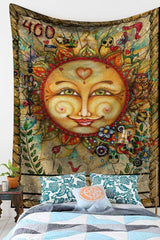 Sun Astrology Tarot Wall Tapestry Decor Hanging 51 x 24 Inches - XoticBrands Home Decor