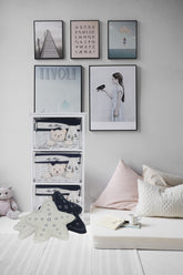 Anne Home - Star Pillow - White, Home furniture and decor, Old Modern Handicrafts, XoticBrands Home Decor
