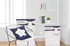 Anne Home - Set of 5 Rectangular Willow Baskets, , Old Modern Handicrafts, XoticBrands Home Decor