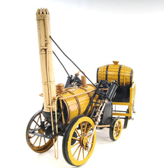 1829 Yellow Stephenson Rocket Steam Locomotive, Home furniture and decor, Old Modern Handicrafts, XoticBrands Home Decor