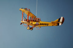 1918 Yellow Curtiss JN-4 1:24 Classic Iron Model, Home furniture and decor, Old Modern Handicrafts, XoticBrands Home Decor