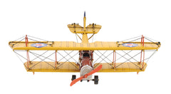 1918 Yellow Curtiss JN-4 1:24 Classic Iron Model, Home furniture and decor, Old Modern Handicrafts, XoticBrands Home Decor