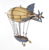 Steampunk Airship Iron Vintage Model, Home furniture and decor, Old Modern Handicrafts, XoticBrands Home Decor