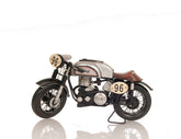 1952 Norton Manx 1:8 Metal Handmade Scaled Model, Home furniture and décor, OLD MODERN HANDICRAFTS, XoticBrands Home Decor